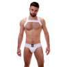 Barcode Berlin Harnais élastique Matt Blanc